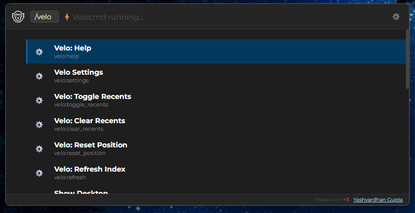 Terminal Command Execution